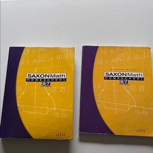 Homeschool 8/7 Set - Yellow and Purple